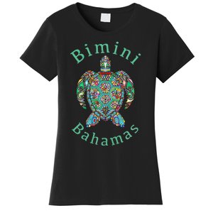 Bimini Bahamas Tribal Turtle Gift Women's T-Shirt