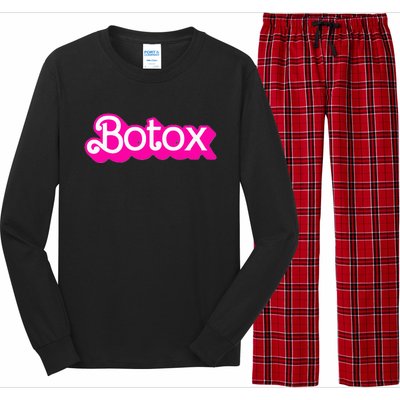 Botox Barb Trending But First Cute Fun Pink Botox Barb Long Sleeve Pajama Set