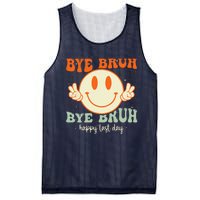 Bye Bruh Teacher Happy Last Day of School Hello Summer Mesh Reversible Basketball Jersey Tank