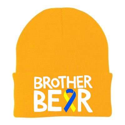 Brother Bear T21 Day Down Syndrome Awareness Gift Knit Cap Winter Beanie