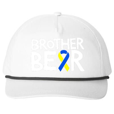 Brother Bear T21 Day Down Syndrome Awareness Gift Snapback Five-Panel Rope Hat