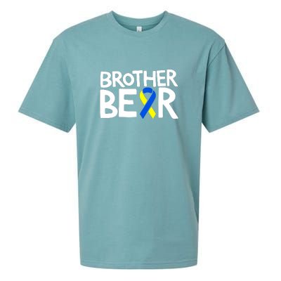 Brother Bear T21 Day Down Syndrome Awareness Gift Sueded Cloud Jersey T-Shirt