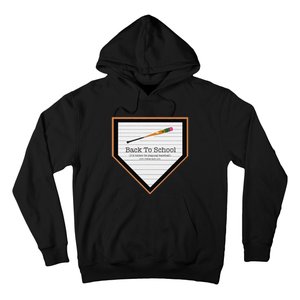 Baseball Back To School Hoodie