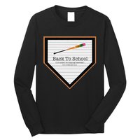 Baseball Back To School Long Sleeve Shirt