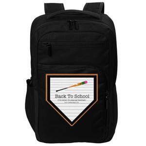 Baseball Back To School Impact Tech Backpack