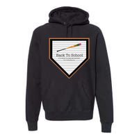 Baseball Back To School Premium Hoodie