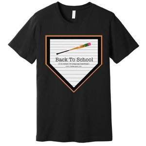 Baseball Back To School Premium T-Shirt