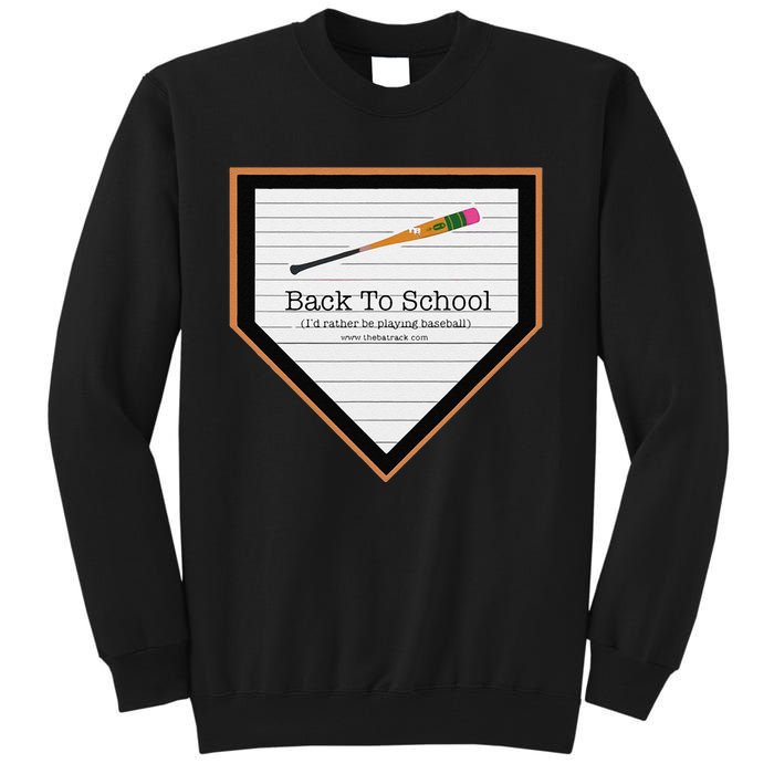 Baseball Back To School Tall Sweatshirt