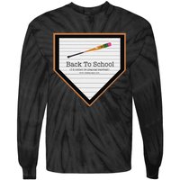 Baseball Back To School Tie-Dye Long Sleeve Shirt