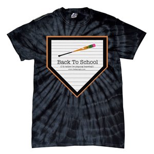 Baseball Back To School Tie-Dye T-Shirt