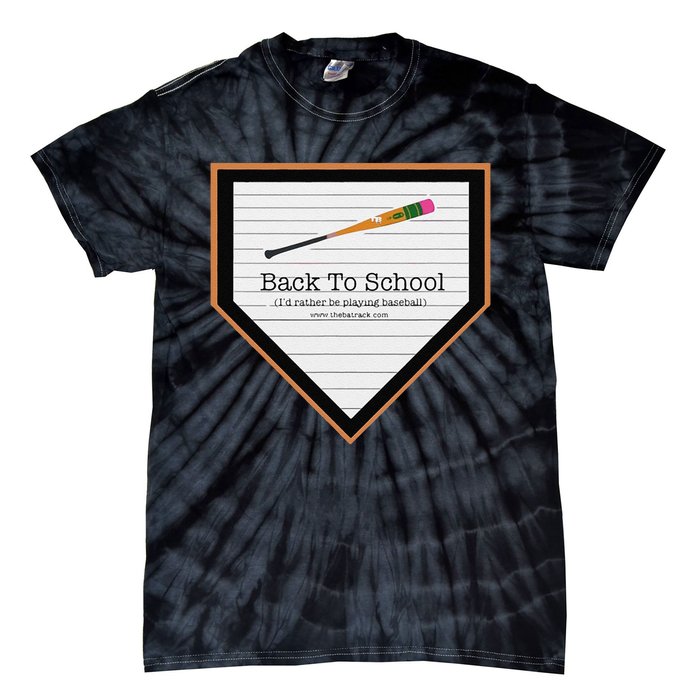 Baseball Back To School Tie-Dye T-Shirt