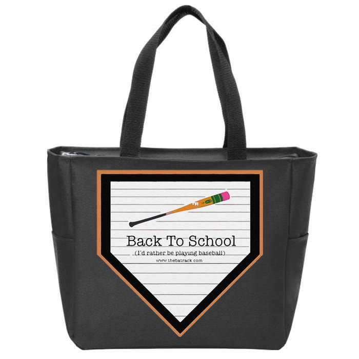 Baseball Back To School Zip Tote Bag