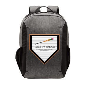 Baseball Back To School Vector Backpack