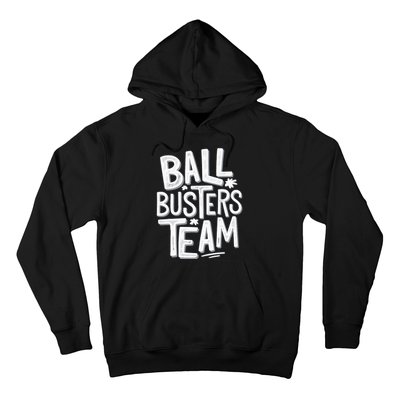 Ball Busters Team Funny Pickleball Lovers Hoodie