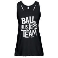 Ball Busters Team Funny Pickleball Lovers Ladies Essential Flowy Tank