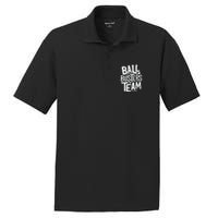 Ball Busters Team Funny Pickleball Lovers PosiCharge RacerMesh Polo