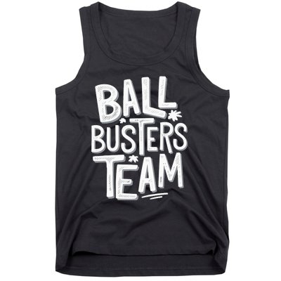 Ball Busters Team Funny Pickleball Lovers Tank Top