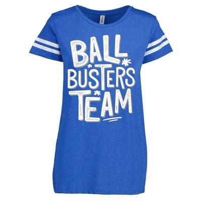 Ball Busters Team Funny Pickleball Lovers Enza Ladies Jersey Football T-Shirt