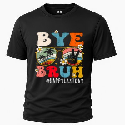 Bye Bruh Teacher Happy Last Day Of School Hello Summer Funny Performance Shirt