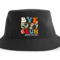 Bye Bruh Teacher Happy Last Day Of School Hello Summer Funny Sustainable Bucket Hat