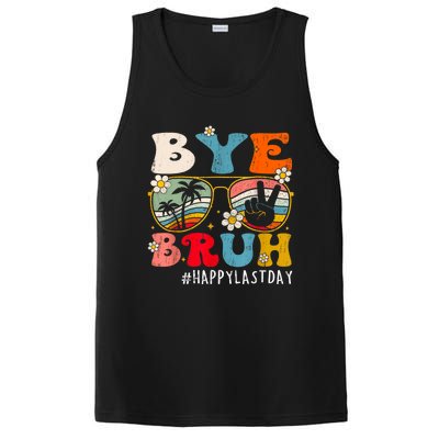 Bye Bruh Teacher Happy Last Day Of School Hello Summer Funny PosiCharge Competitor Tank