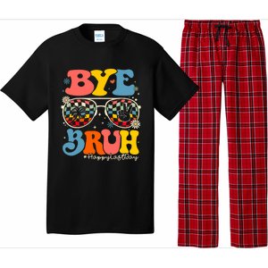 Bye Bruh Teacher Happy Last Day Of School Hello Summer Funny Pajama Set