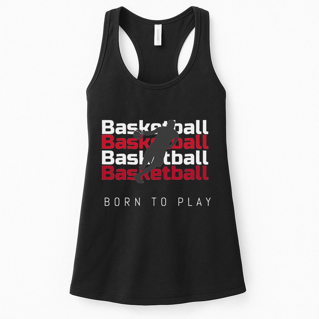 Basketball Born To Play Womens Tank Top