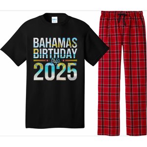 Bahamas Birthday Trip 2025 Vacation Party Crew Cruise Pajama Set