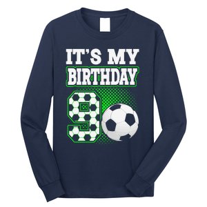 Birthday Boy Tees 9 Soccer Its My 9th Birthday Soccer Long Sleeve Shirt