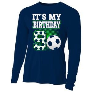 Birthday Boy Tees 9 Soccer Its My 9th Birthday Soccer Cooling Performance Long Sleeve Crew