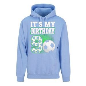 Birthday Boy Tees 9 Soccer Its My 9th Birthday Soccer Unisex Surf Hoodie