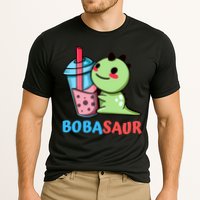 Bobasaur Bubble Tea Boba Dinosaur Kawaii Cute Dino Pun Cooling Performance Crew T-Shirt