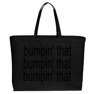 Bratty Bumpin That Brat Cotton Canvas Jumbo Tote