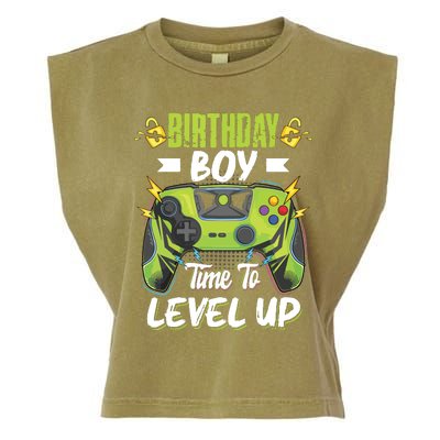 Birthday Boy Time To Level Up Video Game Birthday Boy Garment-Dyed Women's Muscle Tee