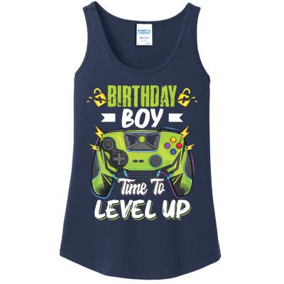 Birthday Boy Time To Level Up Video Game Birthday Boy Ladies Essential Tank