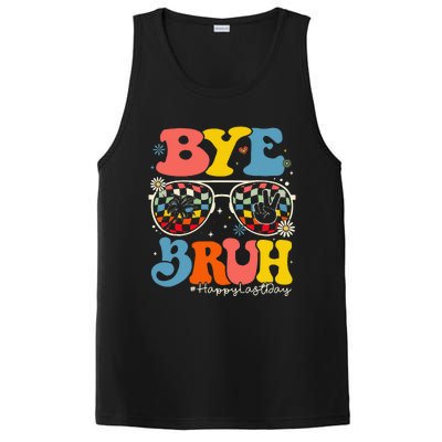 Bye Bruh Teacher Happy Last Day Of School Hello Summer Funny PosiCharge Competitor Tank