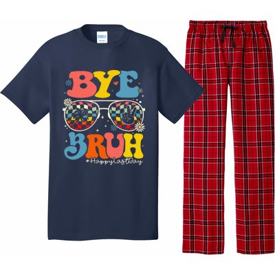 Bye Bruh Teacher Happy Last Day Of School Hello Summer Funny Pajama Set