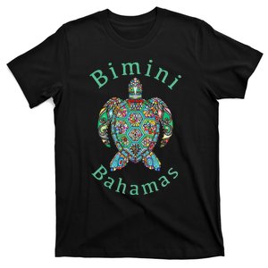 Bimini Bahamas Tribal Turtle Gift T-Shirt