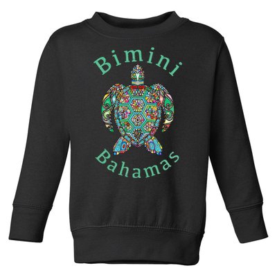 Bimini Bahamas Tribal Turtle Gift Toddler Sweatshirt