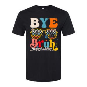 Bye Bruh Teacher Happy Last Day Of School Hello Summer Funny Softstyle CVC T-Shirt