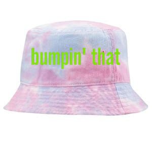 Bratty Bumpin That Brat Themed Bumper Tie-Dyed Bucket Hat