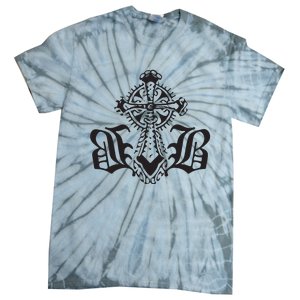 Bournedrip Bb Tribal Cross Tie-Dye T-Shirt