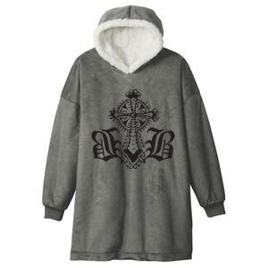 Bournedrip Bb Tribal Cross Hooded Wearable Blanket