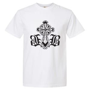 Bournedrip Bb Tribal Cross Garment-Dyed Heavyweight T-Shirt