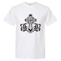 Bournedrip Bb Tribal Cross Garment-Dyed Heavyweight T-Shirt