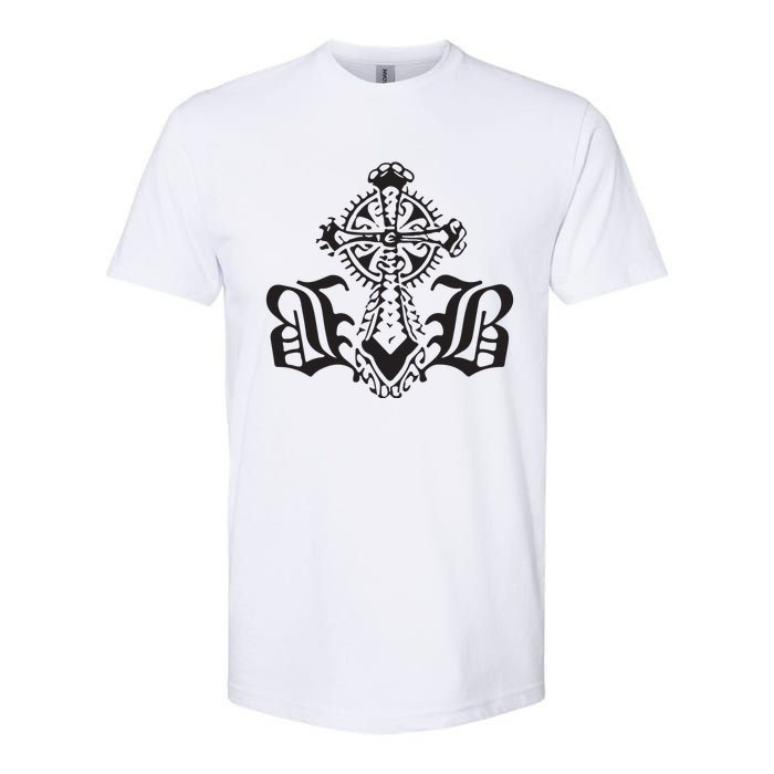 Bournedrip Bb Tribal Cross Softstyle CVC T-Shirt