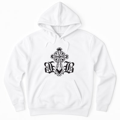 Bournedrip Bb Tribal Cross Hoodie