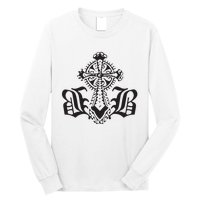 Bournedrip Bb Tribal Cross Long Sleeve Shirt