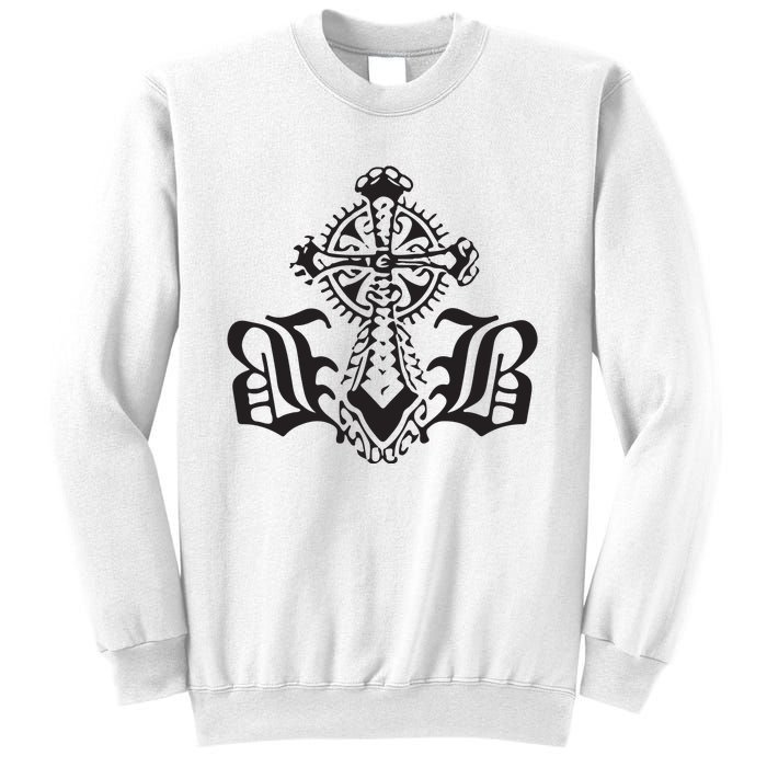 Bournedrip Bb Tribal Cross Sweatshirt