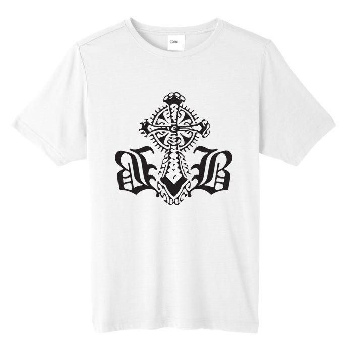 Bournedrip Bb Tribal Cross Tall Fusion ChromaSoft Performance T-Shirt